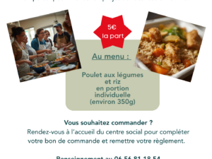 Vente de plats