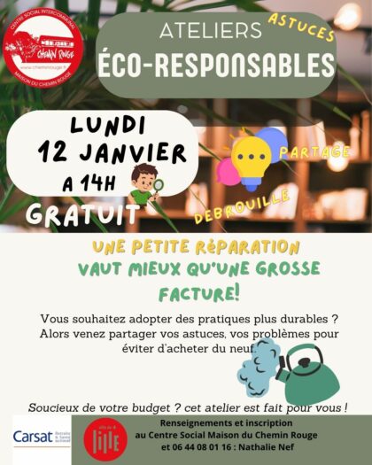 Atelier éco-responsable