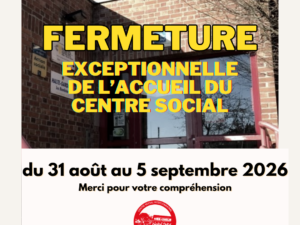 Fermeture accueil