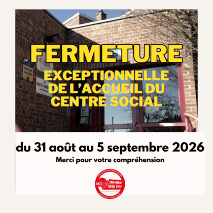 Fermeture accueil