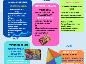 Temps détente et loisirs (+60 ans)