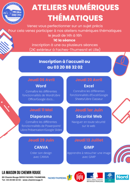 Ateliers numériques thématiques