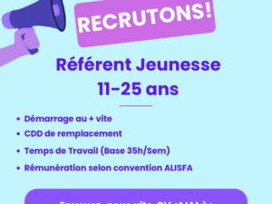 Recrutement Référent Jeunesse