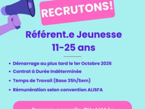 Recrutement référent jeunesse